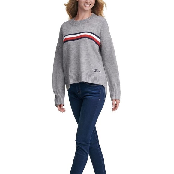 Tommy Hilfiger Striped Crewneck Sweater - Picture 1 of 9